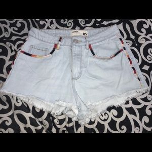 Garage denim shorts